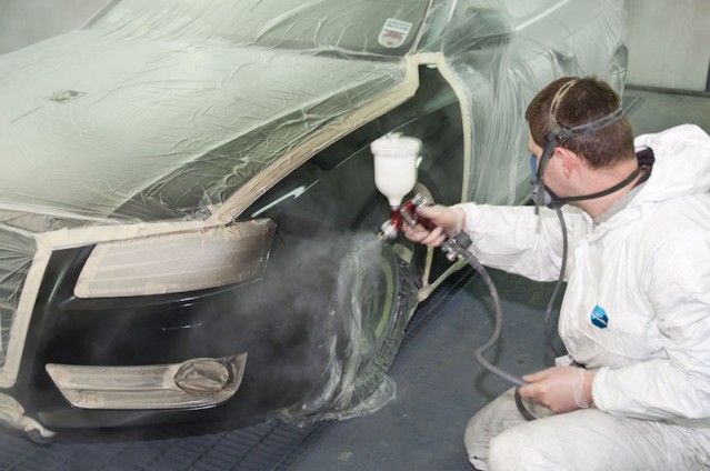 The panel can now receive several layers of paint then a fresh coat of lacquer