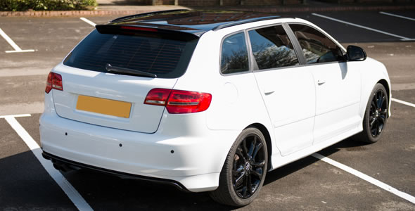 Colour Coded Audi S3 Roof